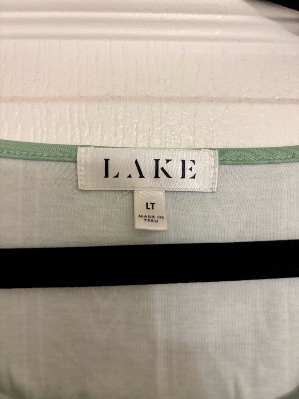 LAKE Green Floral Stripe Pajama Set (large / tall) - Picture 3 of 3